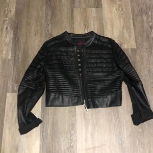 Unique Leather Jacket | see thru | large | yoki